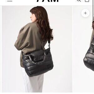 7am enfant Capri crossbody tote diaper bag